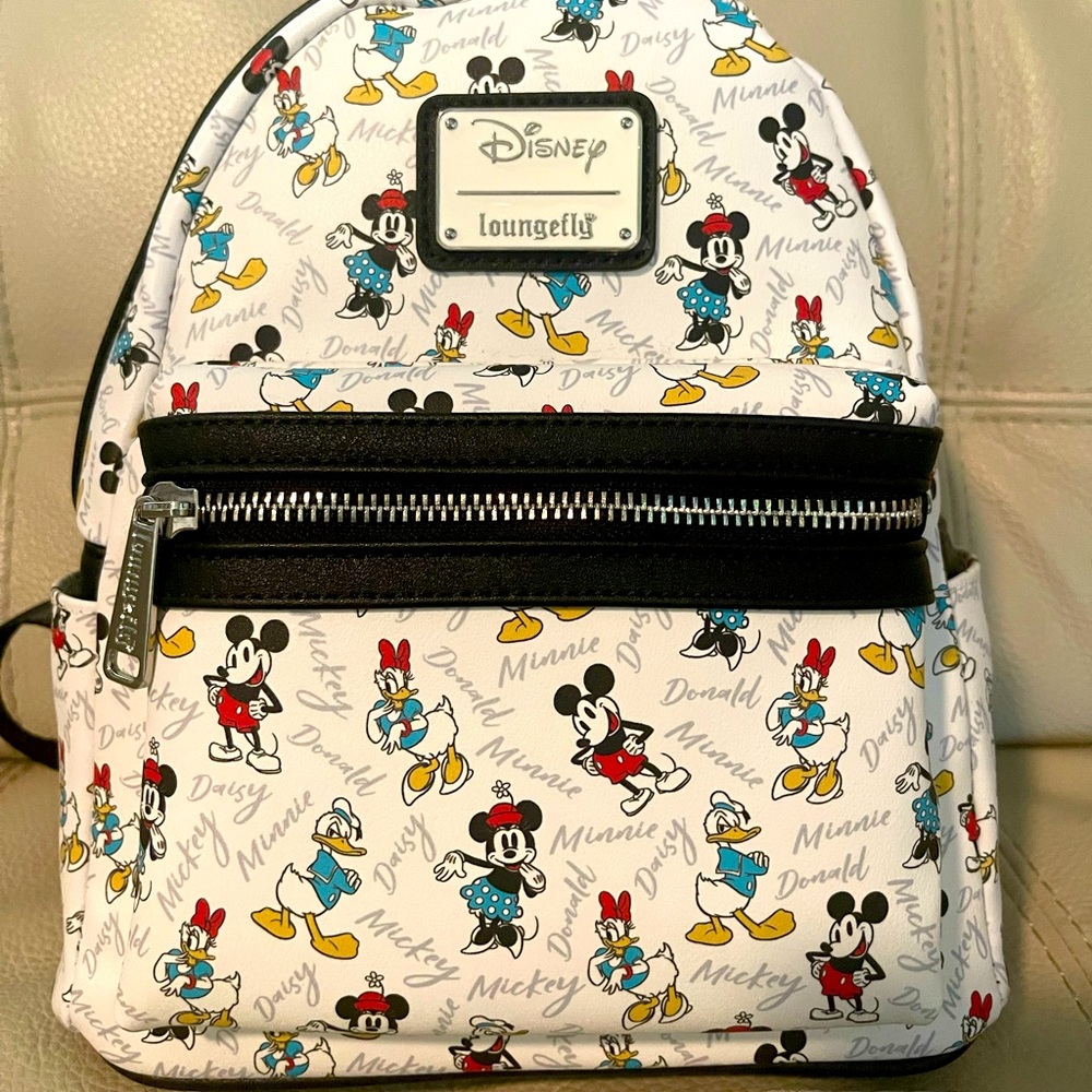 Disney loungefly Mickey and friends backpack